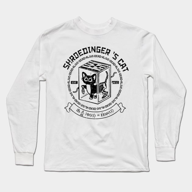 shroedinger's cat Long Sleeve T-Shirt by VizRad